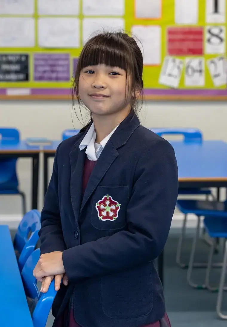 Lok Yin, a Year 5 pupil at KES Bath